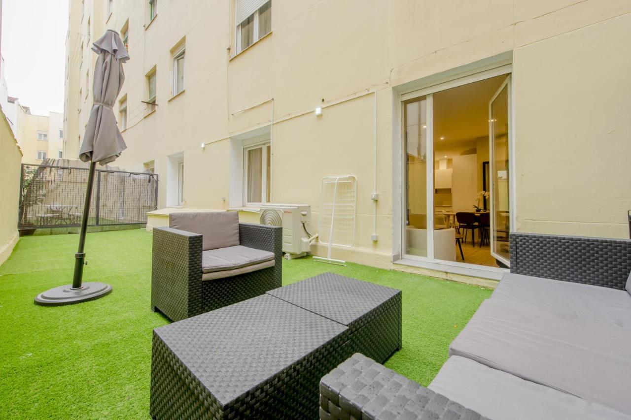 Acogedor Apt 3 Habitaciones Y Terraza En El Centro Madrid Buitenkant foto